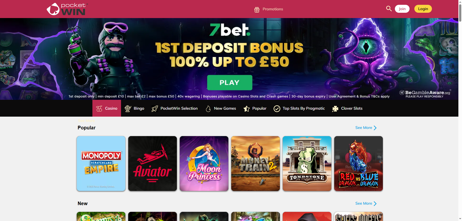 Pocketwin Casino