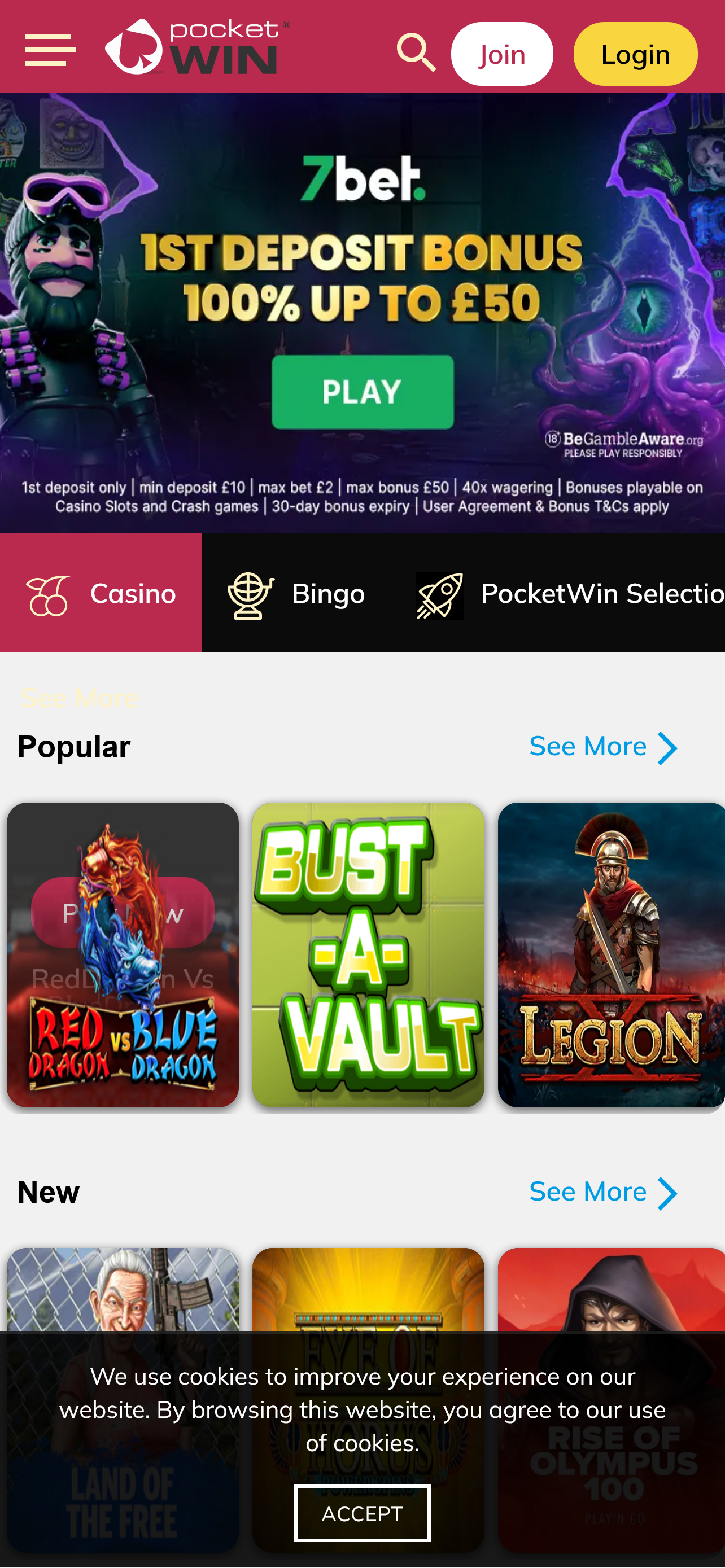 Pocketwin Casino